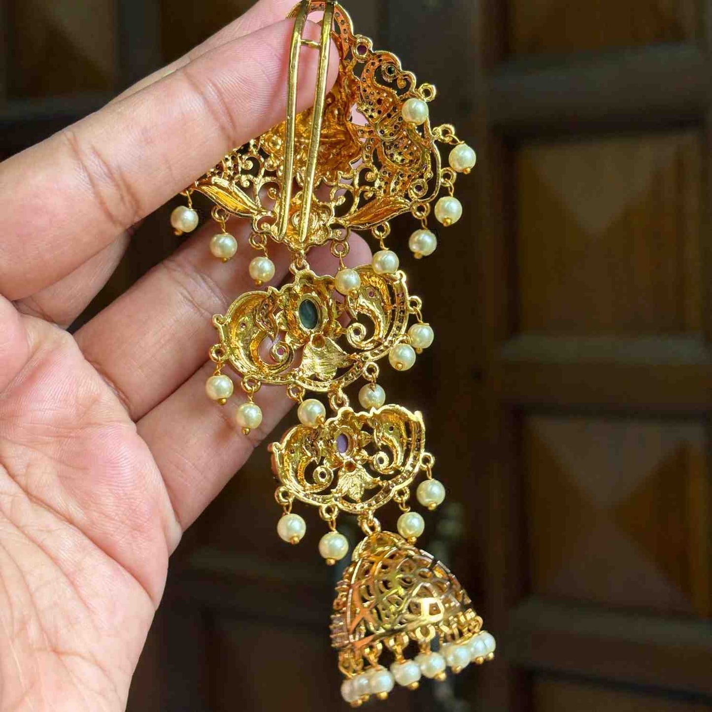 HA011 Lakshmi & Elephant Pattern Hair Accessories