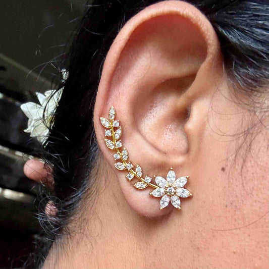 J0188 Floral earrings