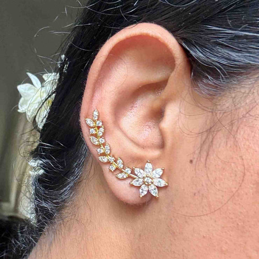 J0188 Floral earrings