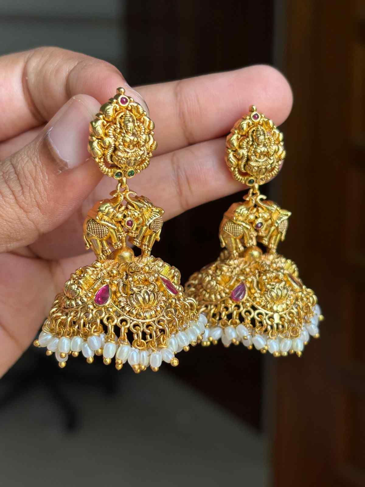 J0172 Premium Bridal Jhumka
