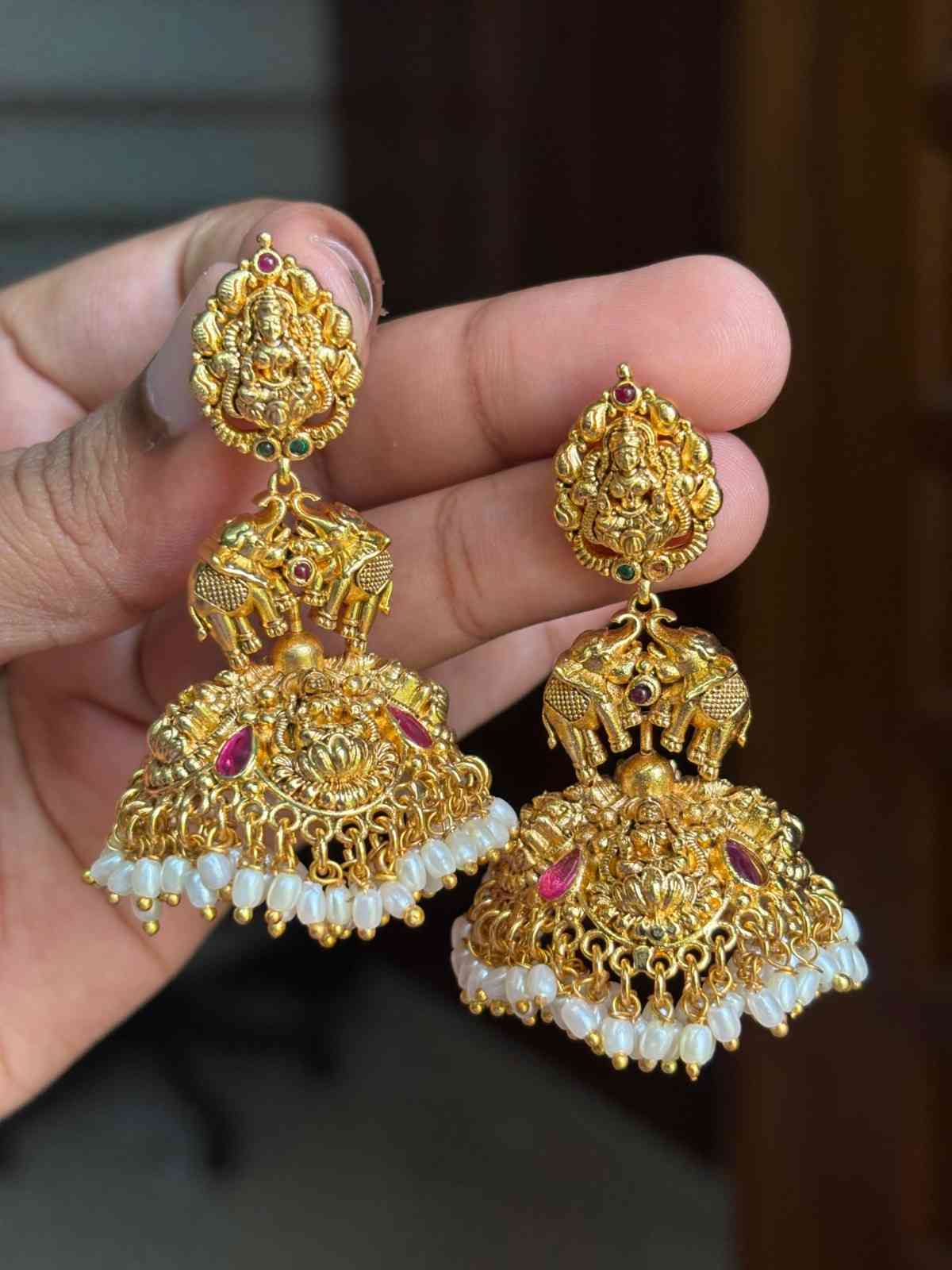 J0172 Premium Bridal Jhumka