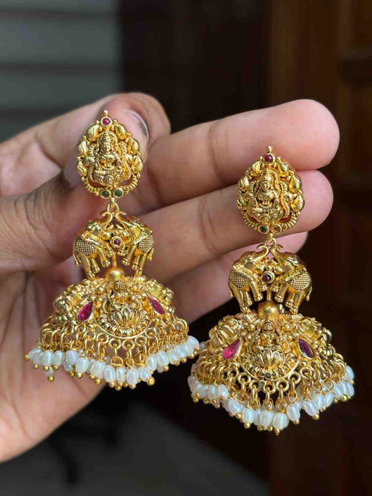 J0172 Premium Bridal Jhumka
