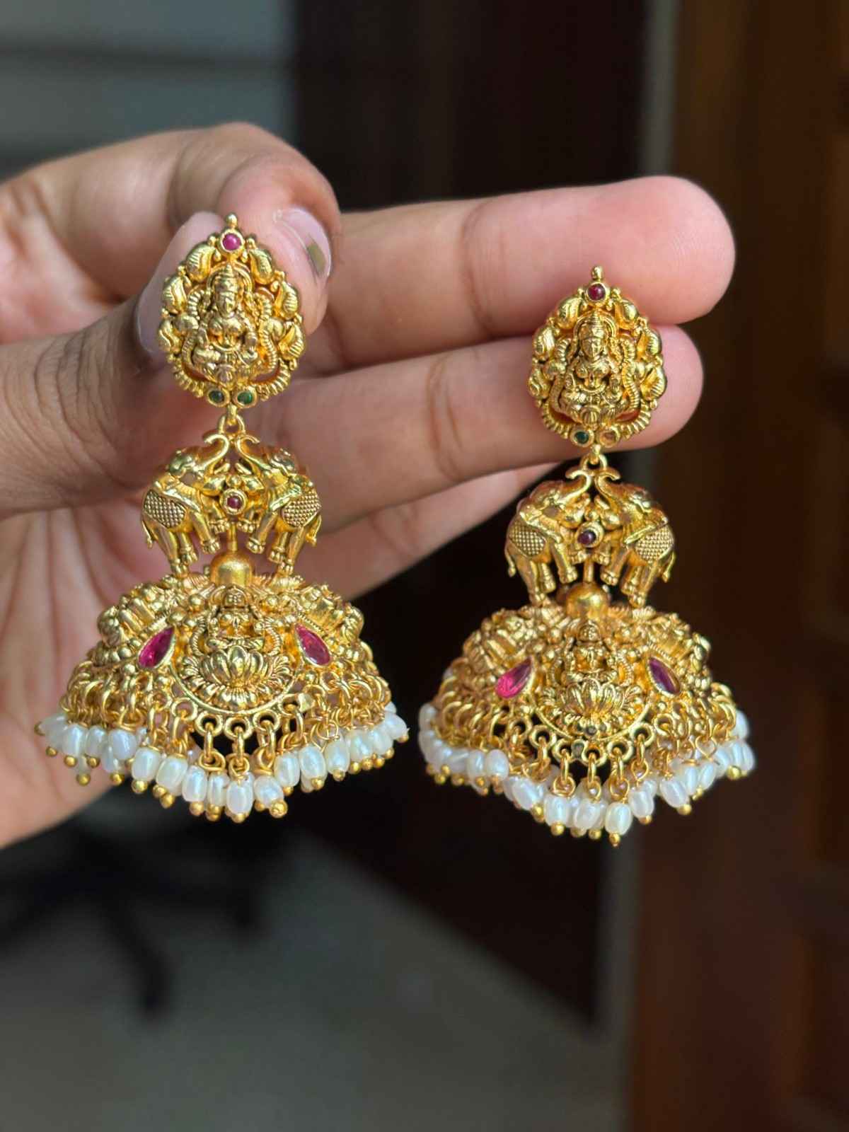 J0172 Premium Bridal Jhumka