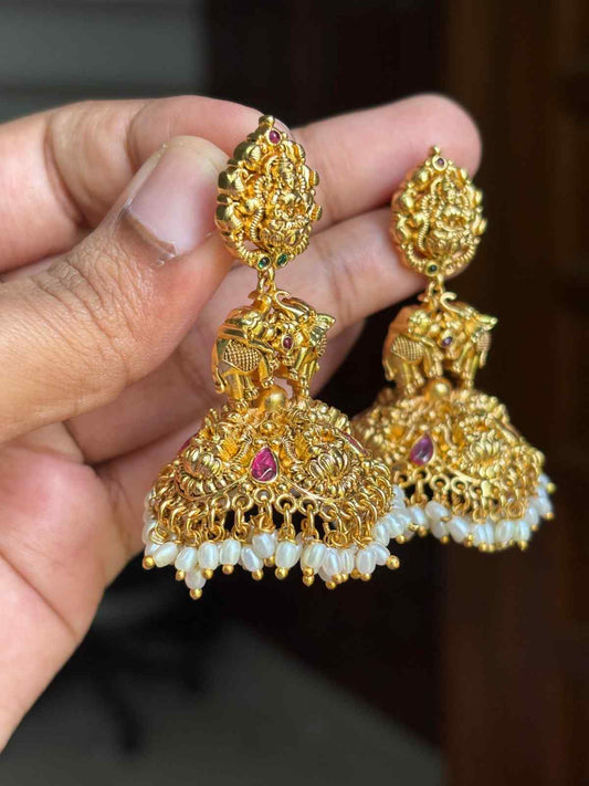 J0172 Premium Bridal Jhumka
