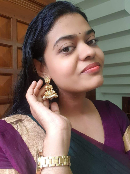 J0172 Premium Bridal Jhumka