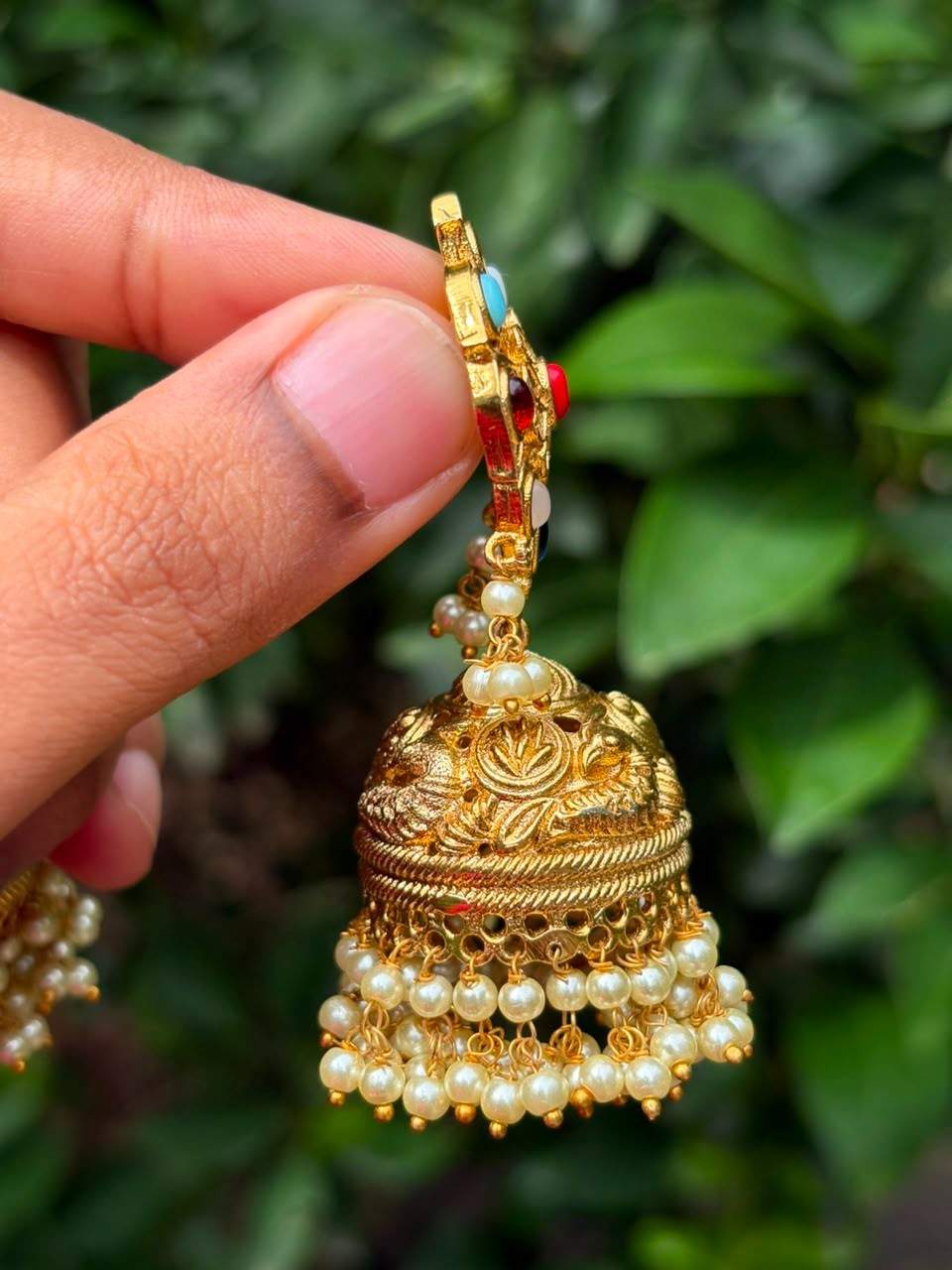 J0191 Premium Navaratnam samantha Jhumka