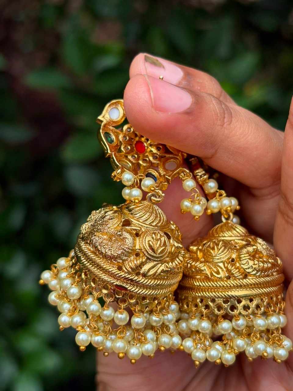 J0191 Premium Navaratnam samantha Jhumka