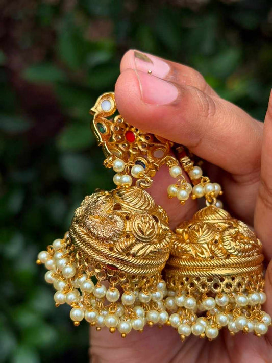 J0191 Premium Navaratnam samantha Jhumka
