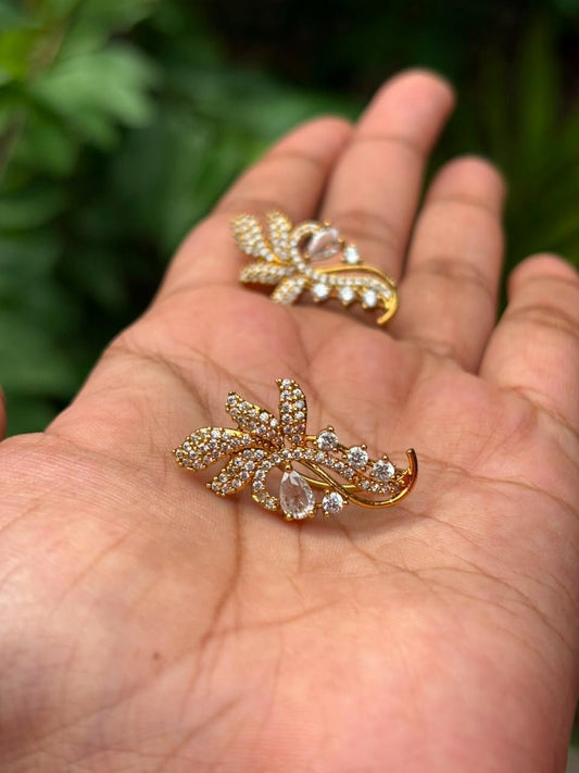 J0199 Stone Climbing Earrings