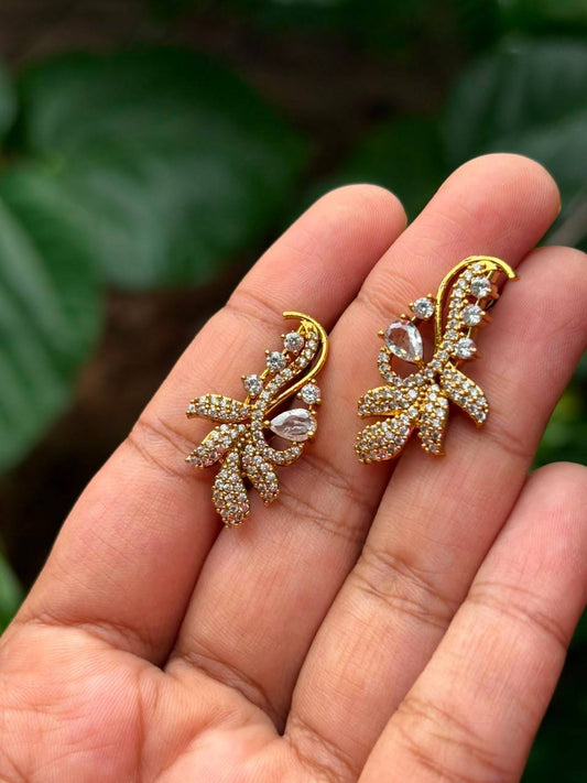 J0199 Stone Climbing Earrings