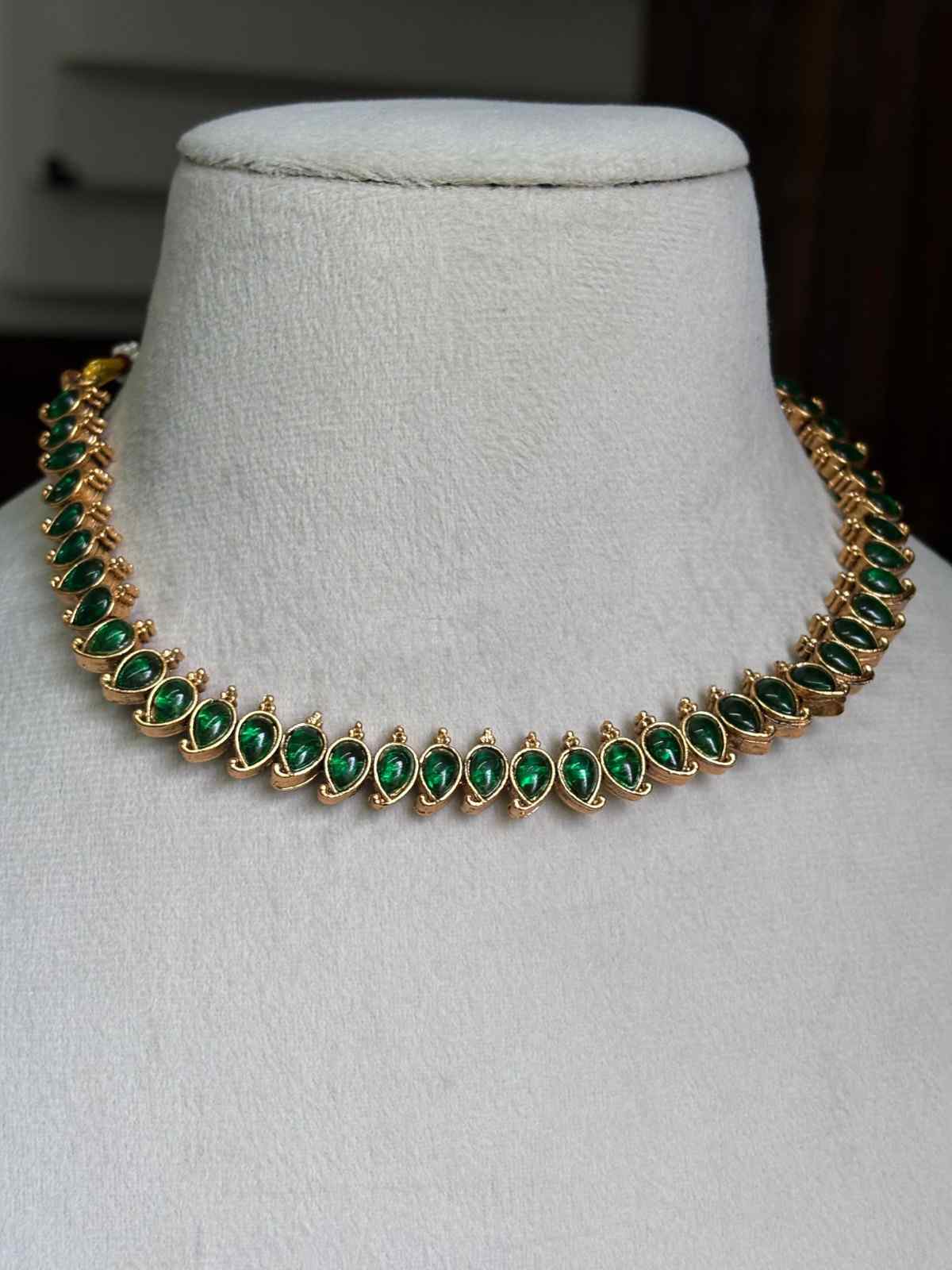 N0307 Matte finish Reversible 2 in 1 Necklace