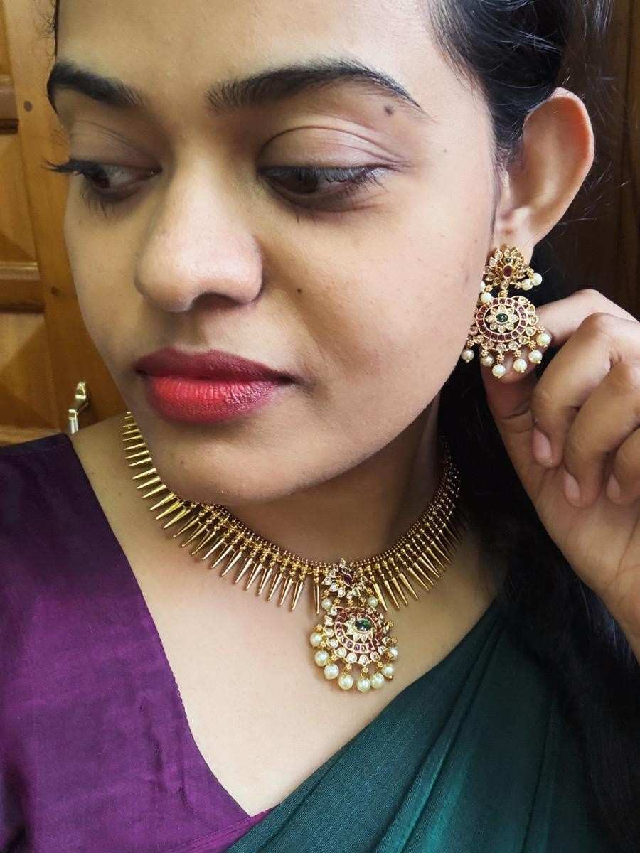 N0306 Traditional Mulla Poov Necklace