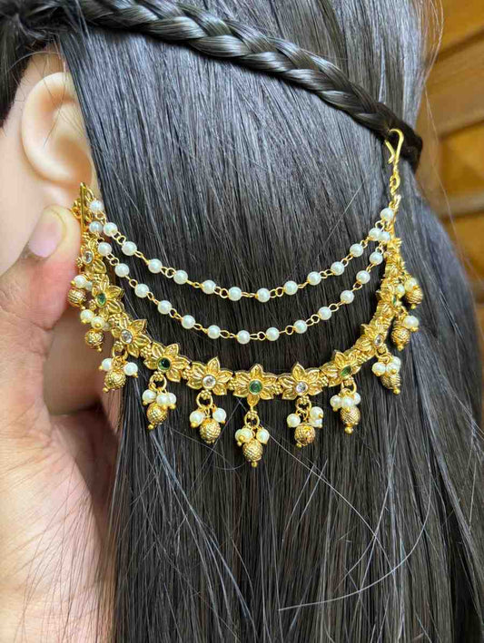 EC010 Floral Pattern Ear chain