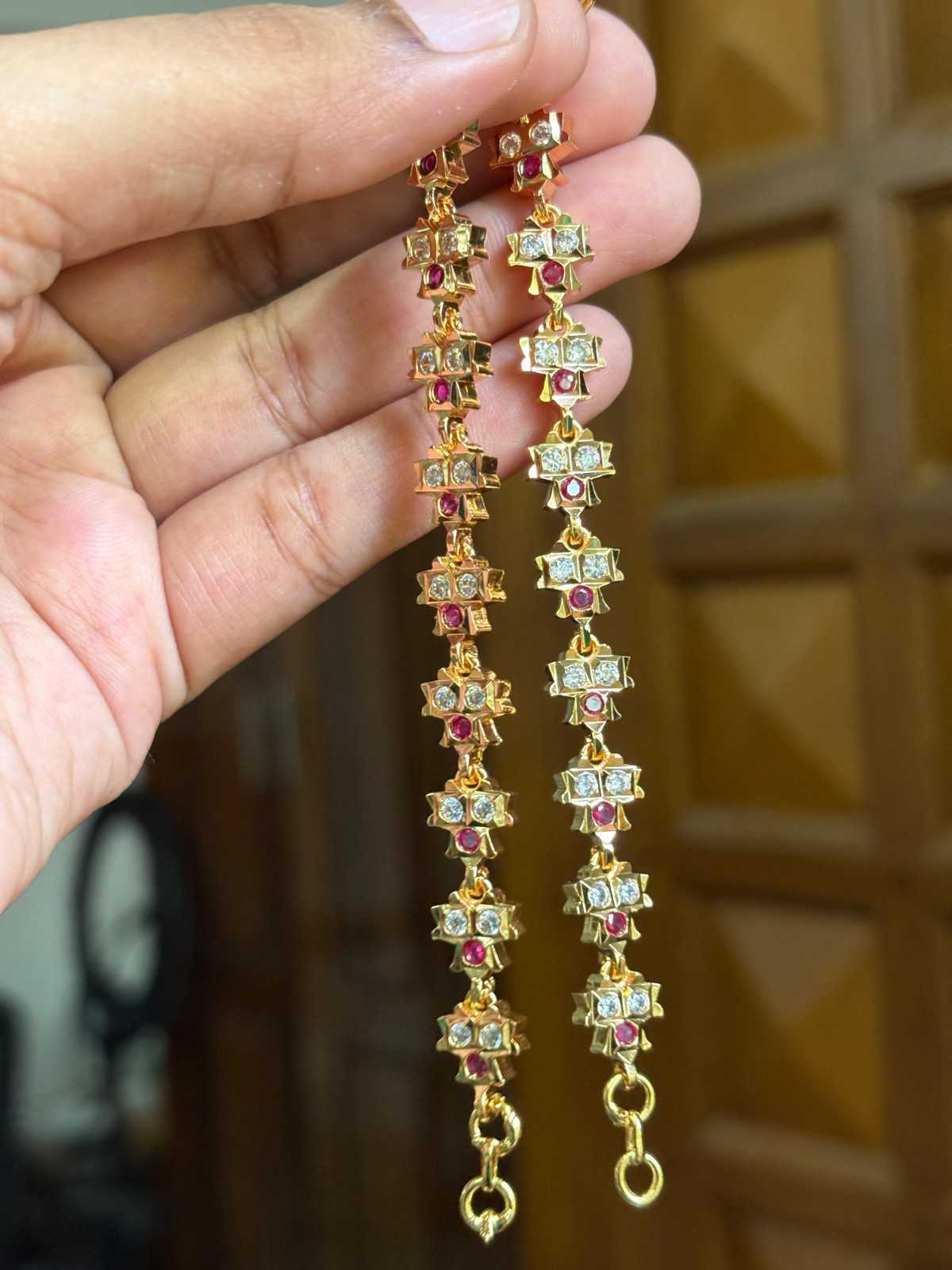 EC012 Traditional Straight Mattal Ear chain