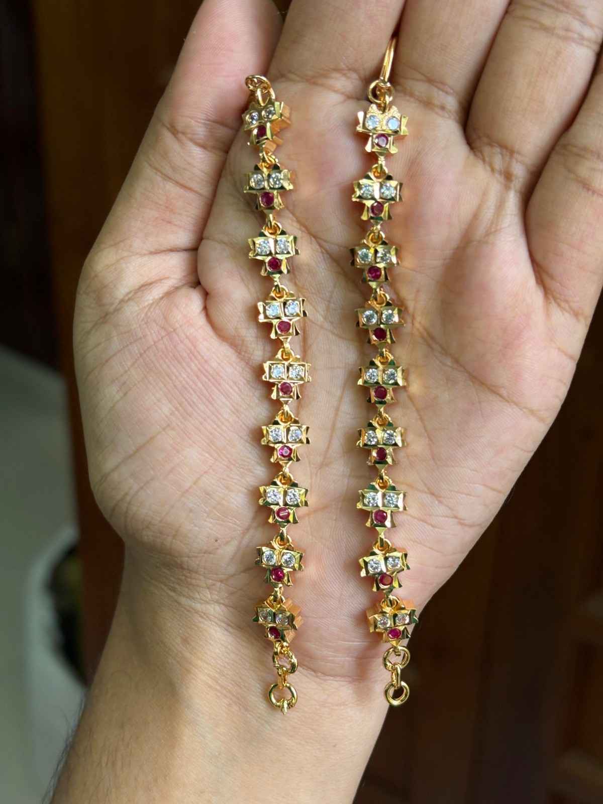 EC012 Traditional Straight Mattal Ear chain