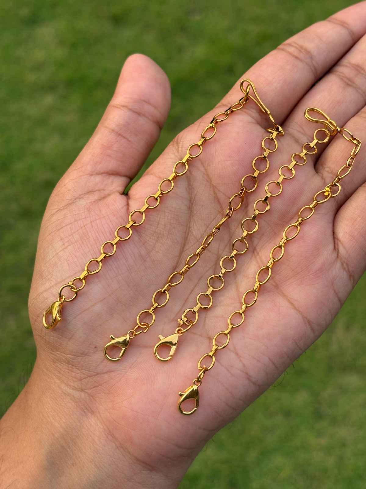 BC006 Set of 2 very Slight Antique Shade 8.5 Back chain