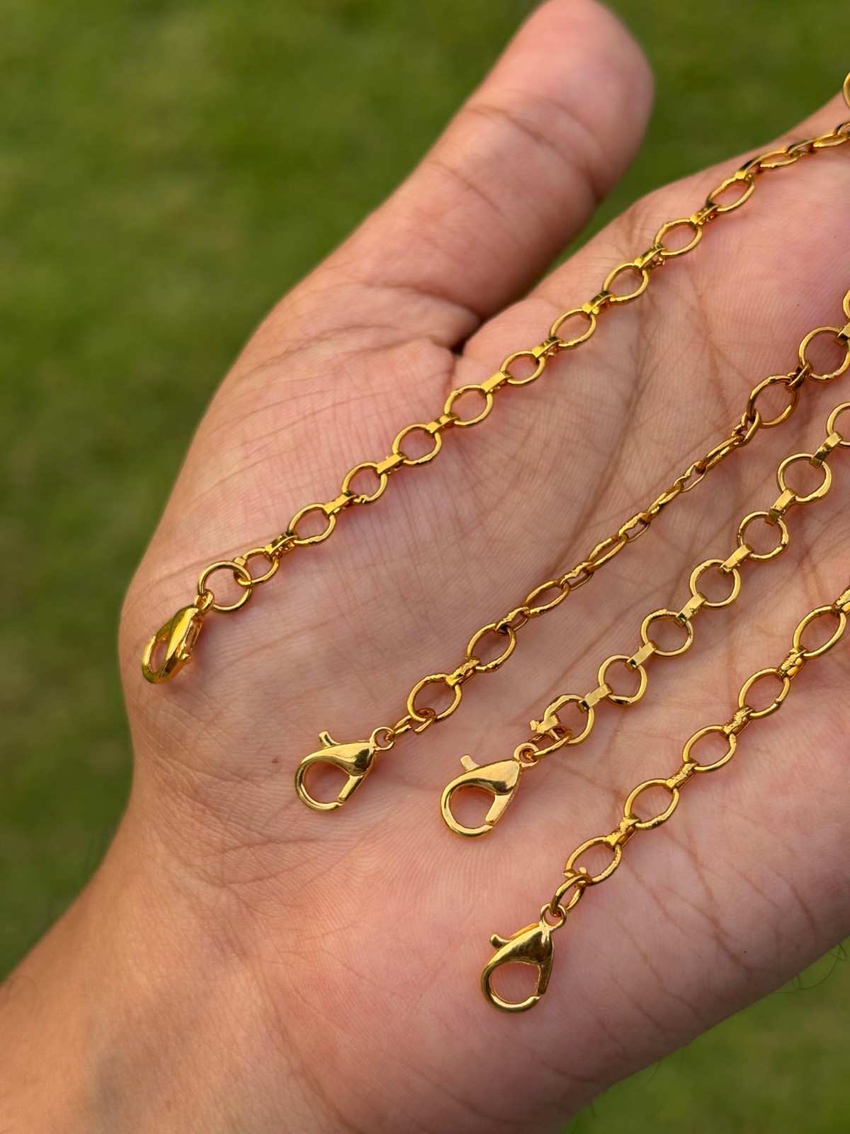 BC006 Set of 2 very Slight Antique Shade 8.5 Back chain