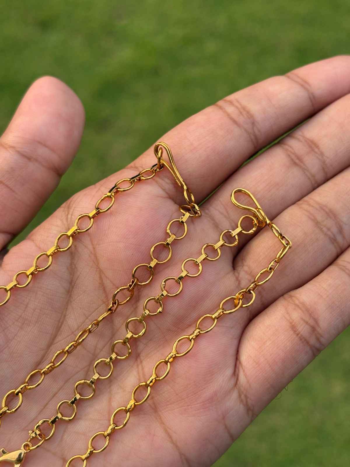 BC006 Set of 2 very Slight Antique Shade 8.5 Back chain
