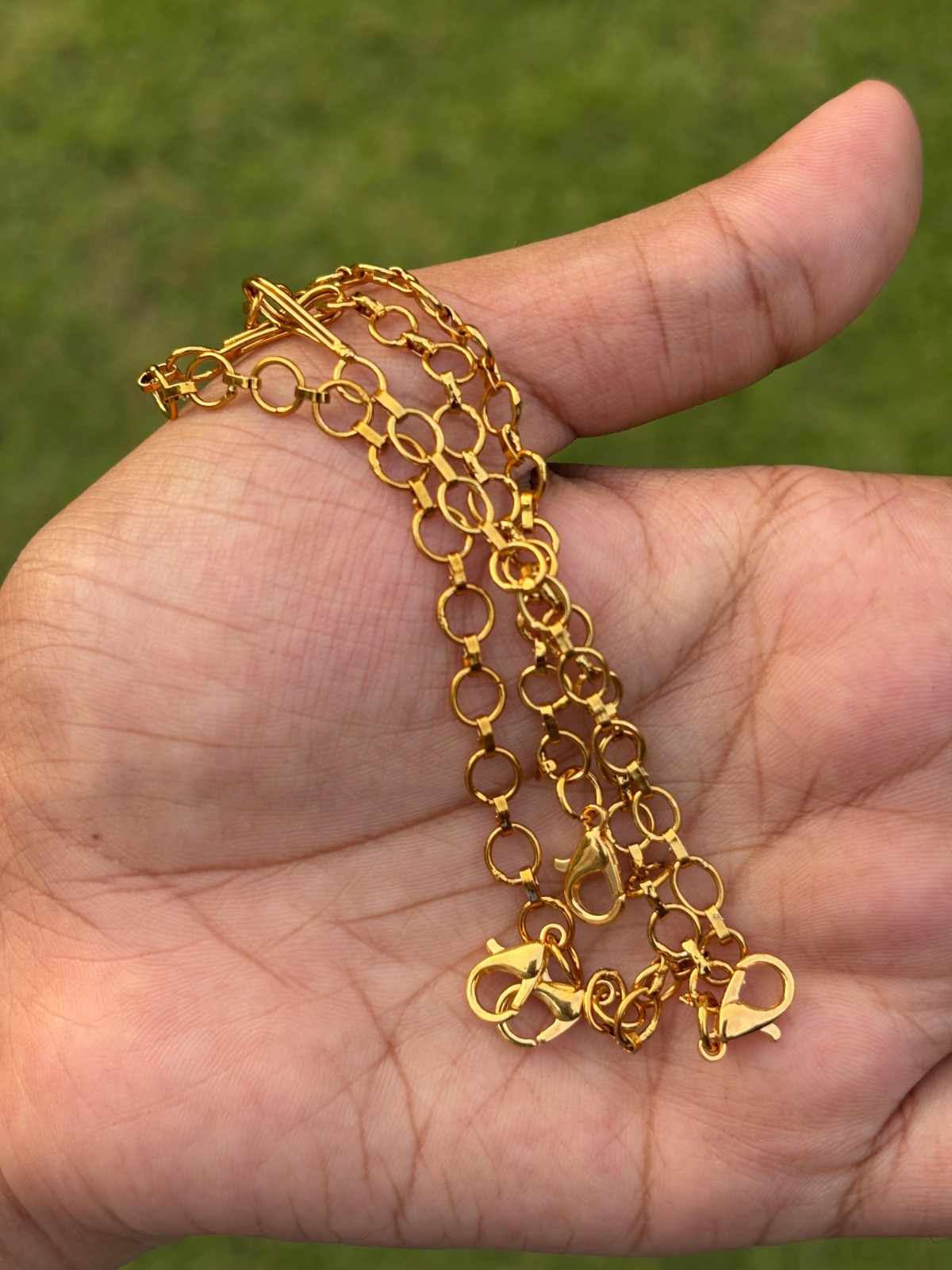BC006 Set of 2 very Slight Antique Shade 8.5 Back chain