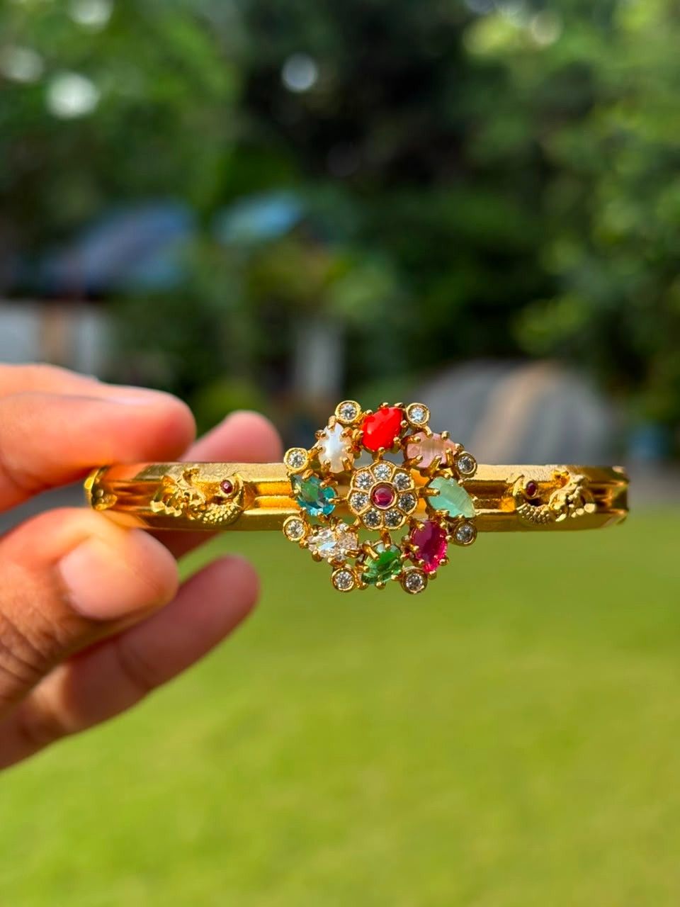 K0030 Navaratnam Kada Bangle