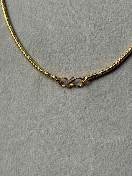 C025 Microplated Lakshmi Mogappu chain