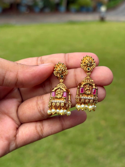 J0210 Lakshmi Jhumka