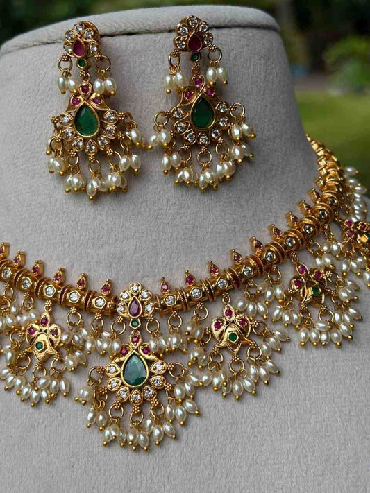 N0111 Traditional Buttapusalu necklace