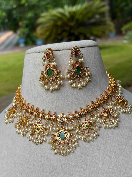 N0111 Traditional Buttapusalu necklace