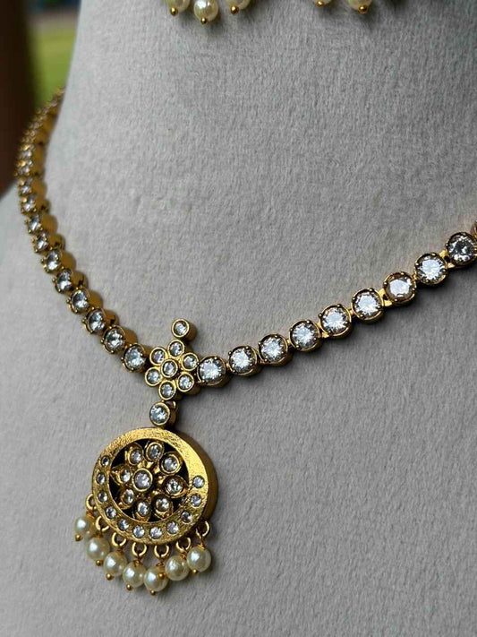 N0119 Traditional 80's Attigai Necklace