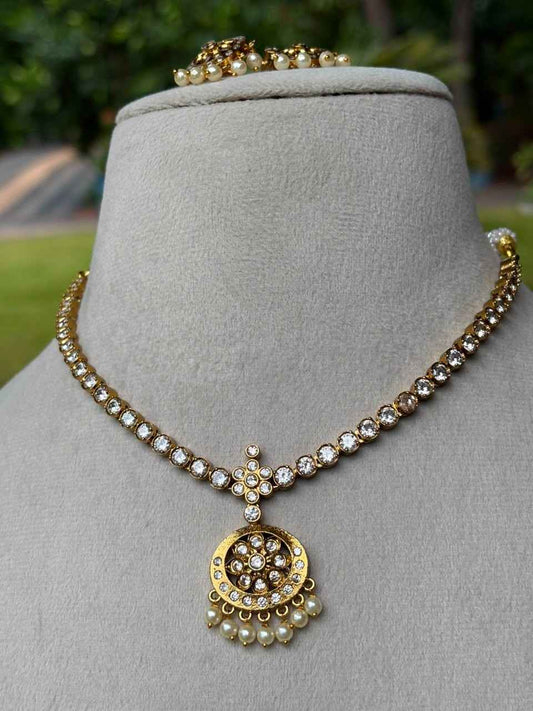 N0119 Traditional 80's Attigai Necklace