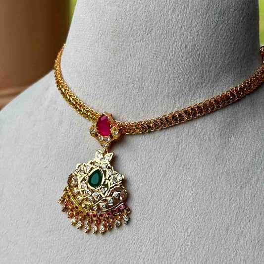 N0107 Traditional 80's Model Attigai ONLY  Necklace