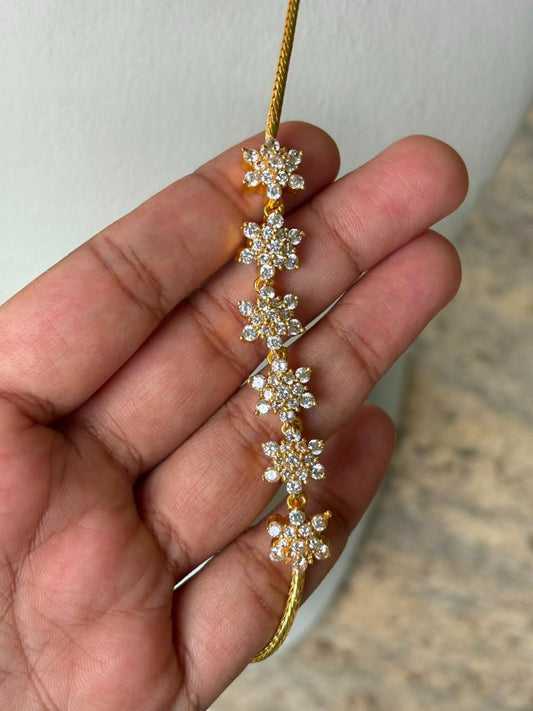 H0040 Premium Quality AD Floral 28 inch Mogappu Chain