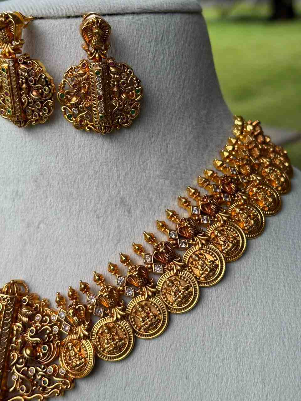N0153 Premium Quality Traditional Lakshmi Grand Kasu mala