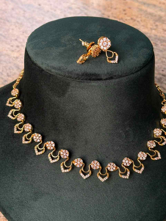 N0213 Premium Quality Diamond Replica Necklace