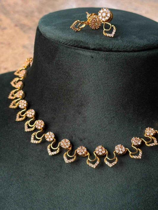 N0213 Premium Quality Diamond Replica Necklace