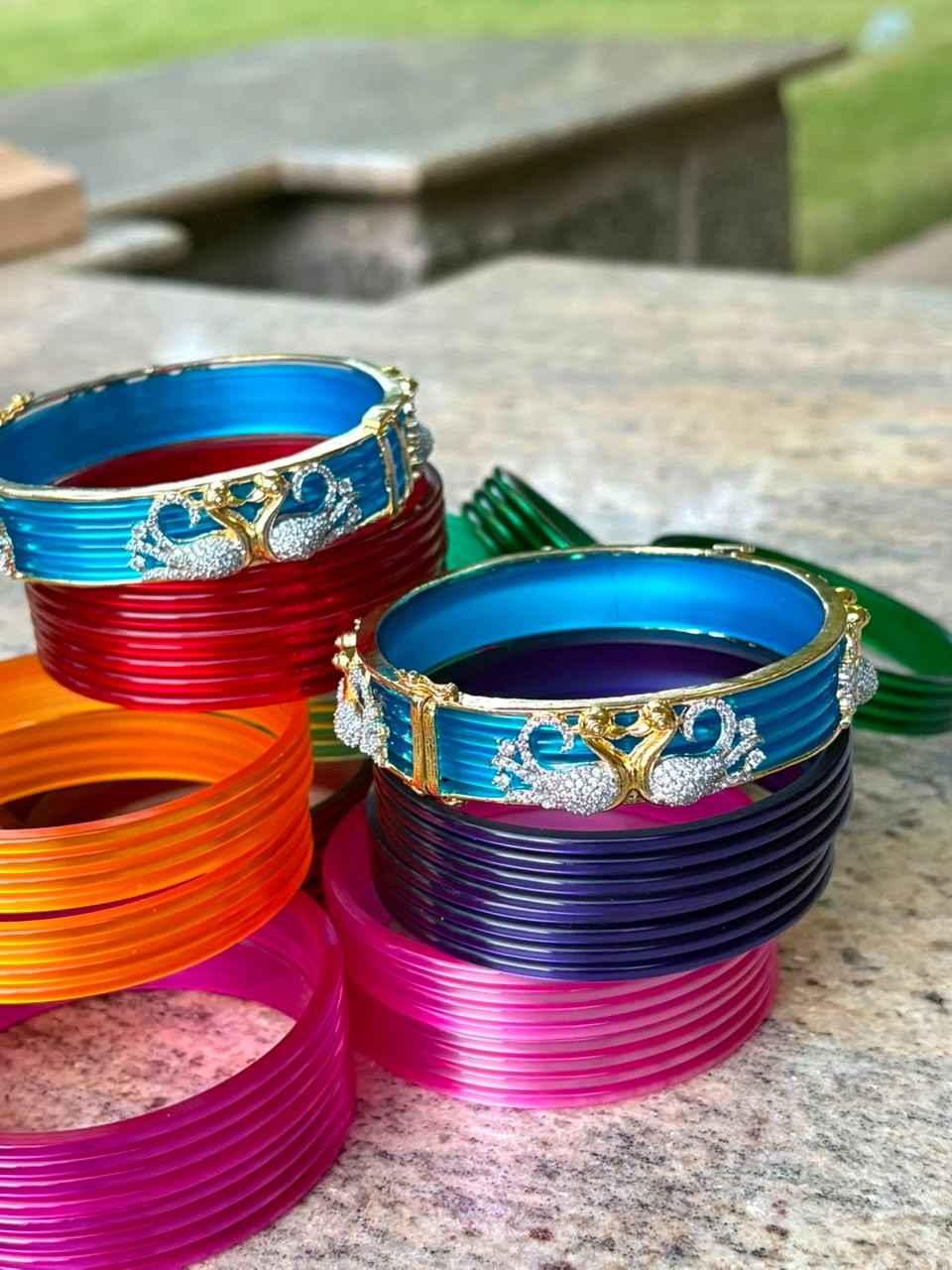 K0031 Premium GJ Polish Openable interchangeable  bangle