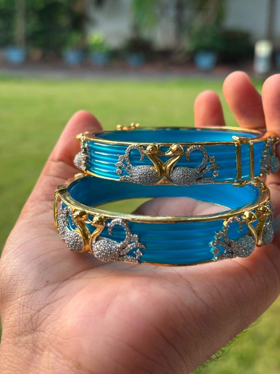 K0031 Premium GJ Polish Openable interchangeable  bangle