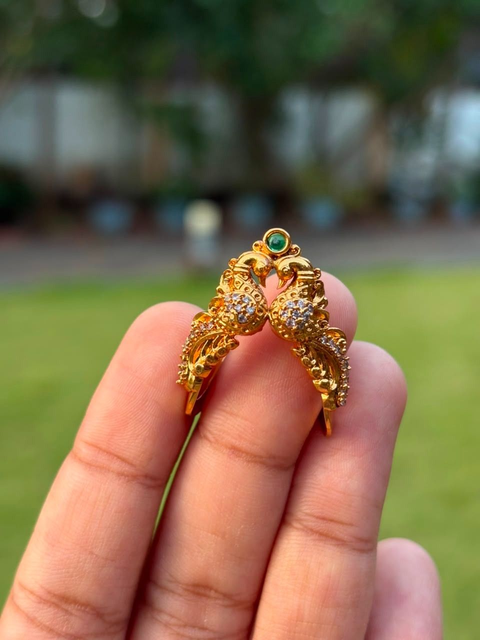 R0002  Peacock Vangi Ring