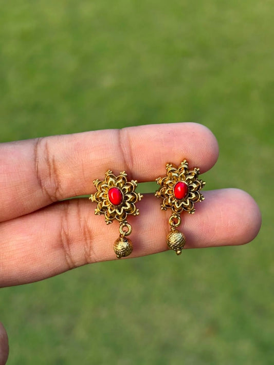 J0221 Coral Stud