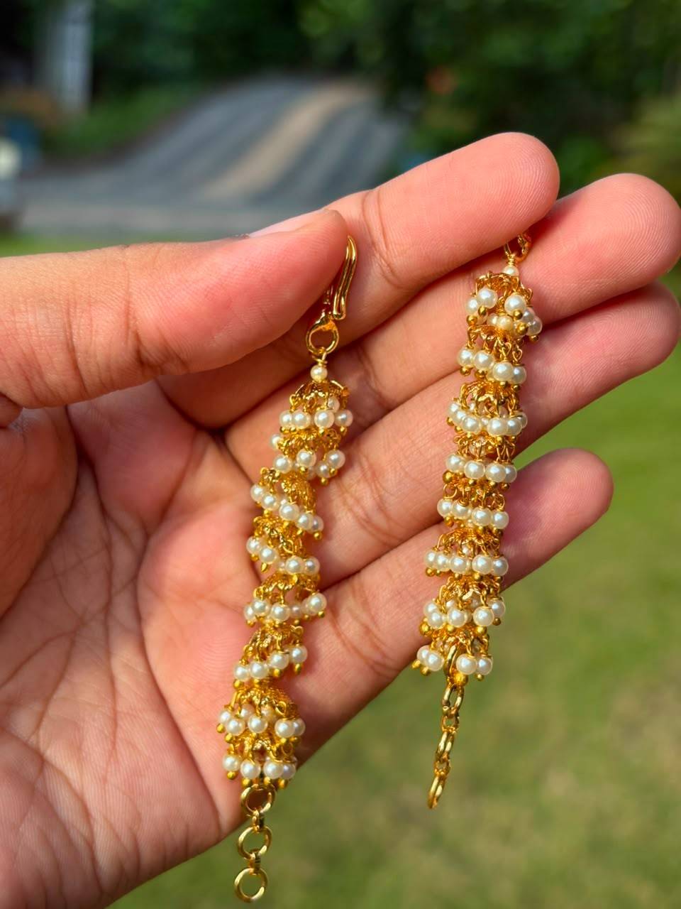 EC020 Premium Straight Jhumka Mattal