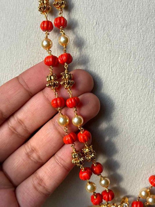 H0032 Premium Quality Coral Bead Haram