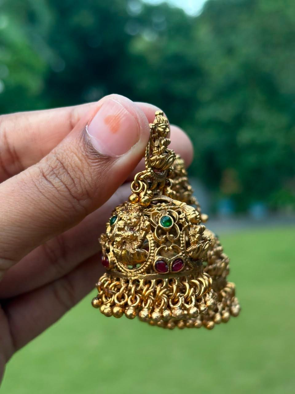 Matte Finish Lakshmi Jhumka J0014-CD27
