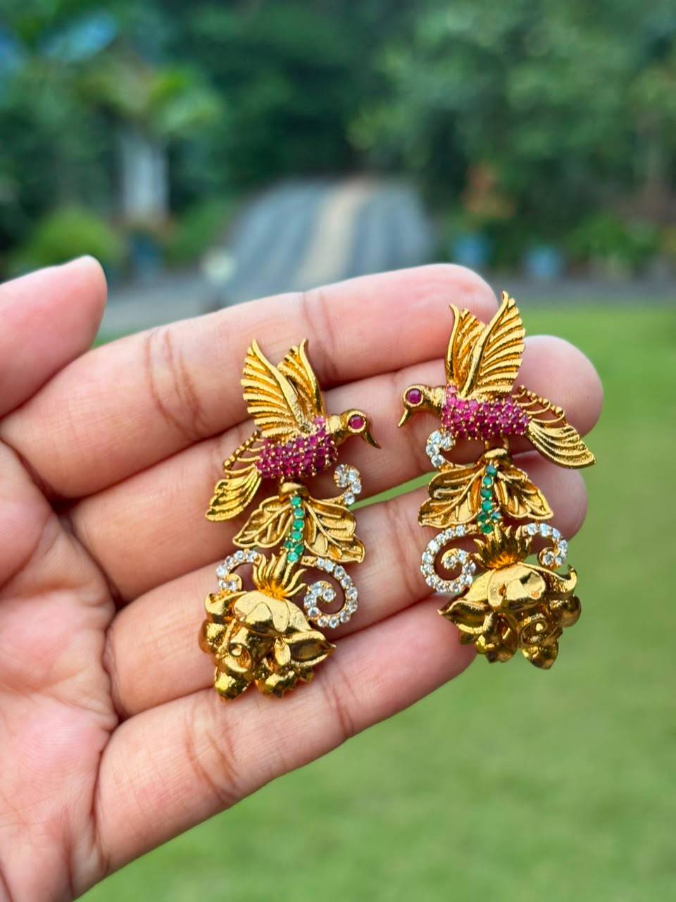 J0241 Bird Earrings