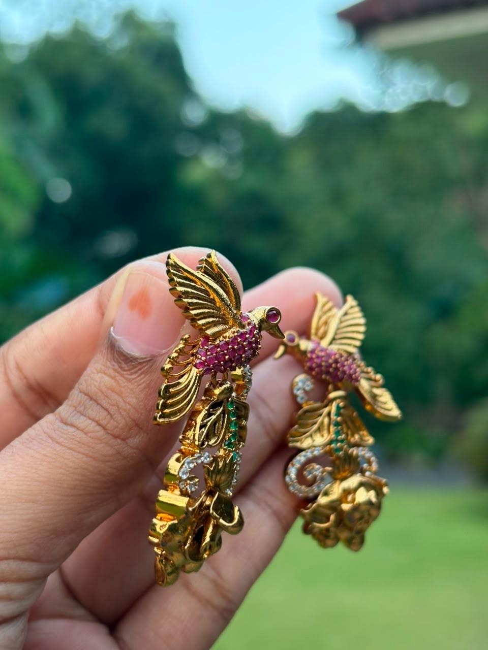 J0241 Bird Earrings