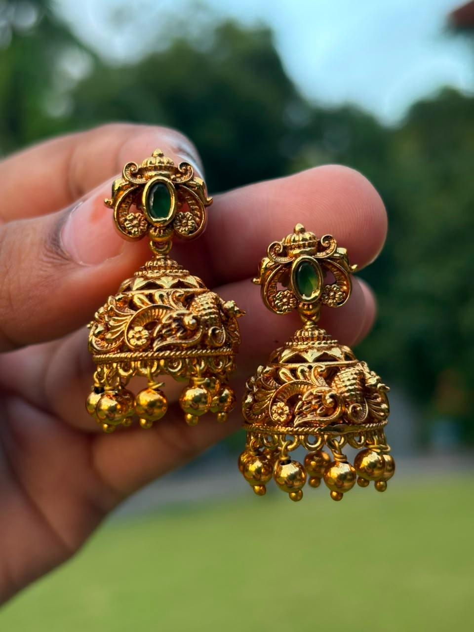 Green Stone Peacock J0020-CS34