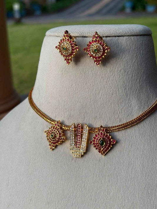 N005 Perumal Ambal Kadhal  Necklace