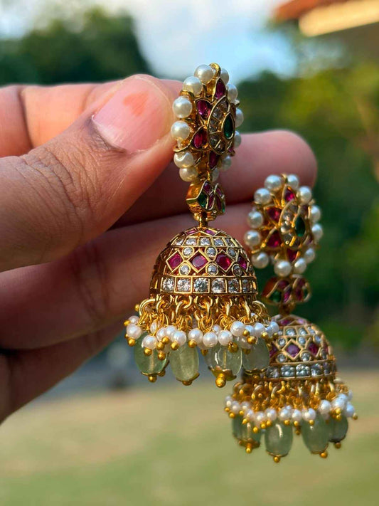 J0063 Bridal Stone Jhumka stones