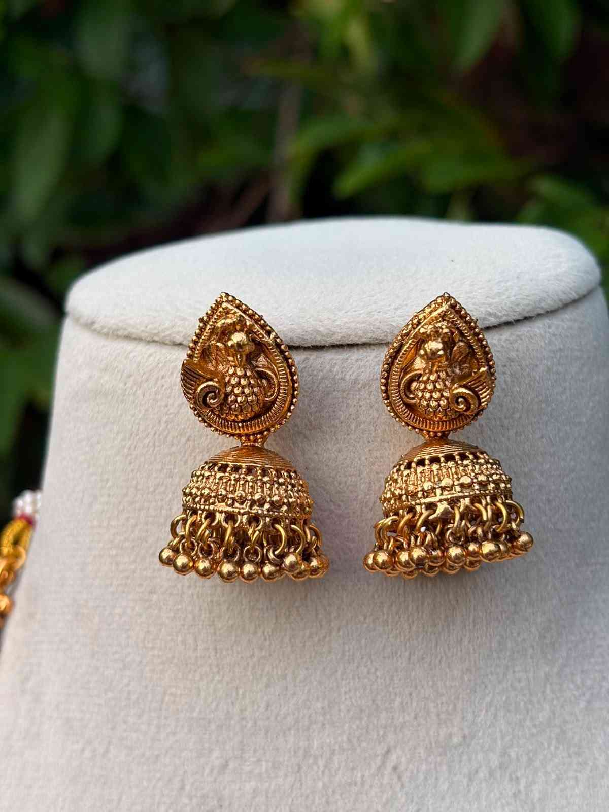 N0196 Traditional Lakshmi Coin kasu Antique necklace