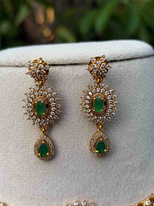 N007 Hasli Ad Emerald Green Necklace