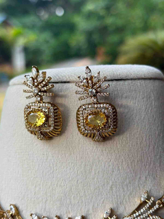 N0127 Navaratnam Multi stone Stone Necklace